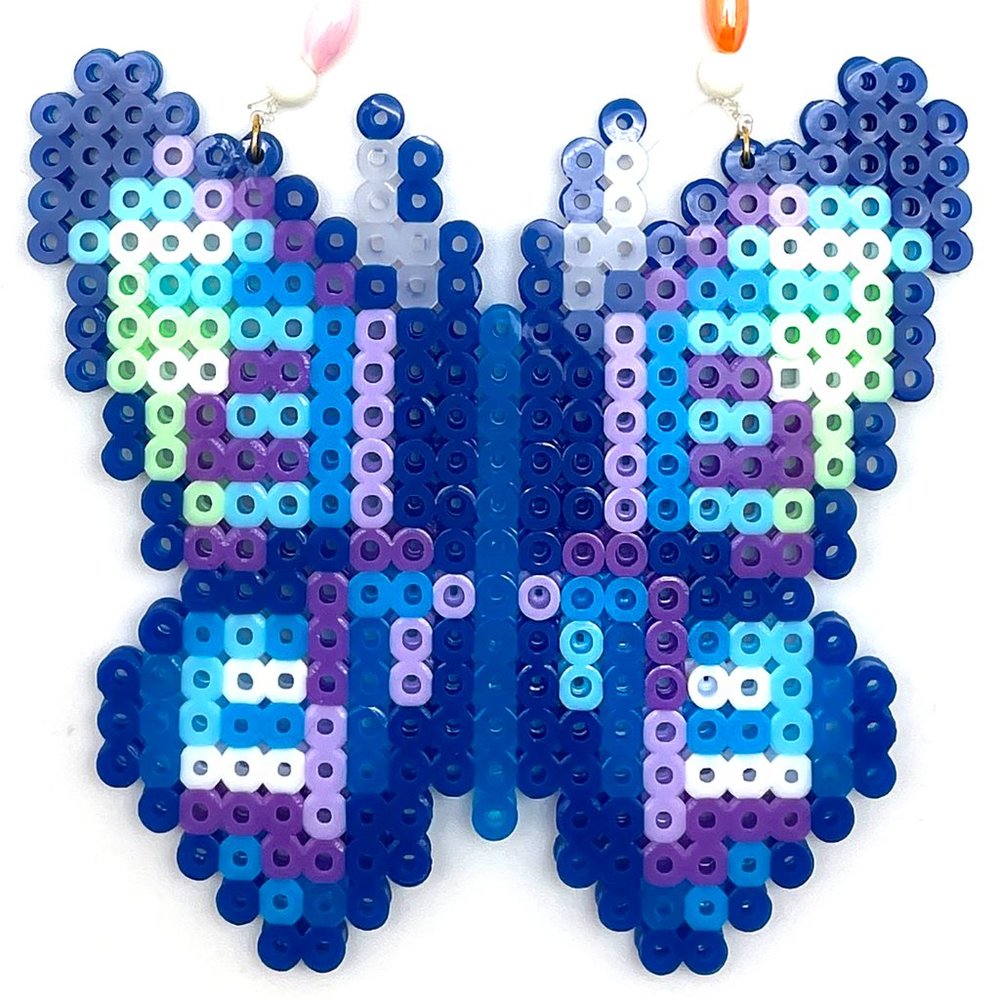 LASR Butterfly Effect Rave Kandi Necklace - Picture 3 of 4